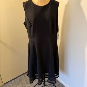 Calvin Klein Black Midi Dress